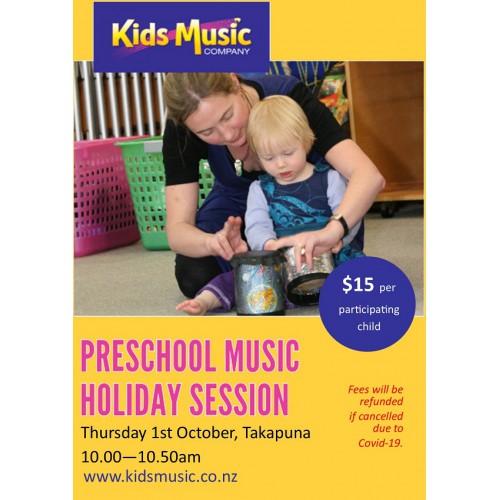 Pre-School Music Holiday Session: 10.00am